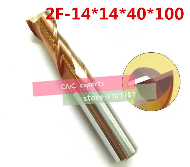 

2F-14*14*40*100 HRC60, твердосплавные квадратные торцевые фрезы покрытие: nano 2 flute диаметр 14,0 мм, пена, Расточная штанга, cnc, машина