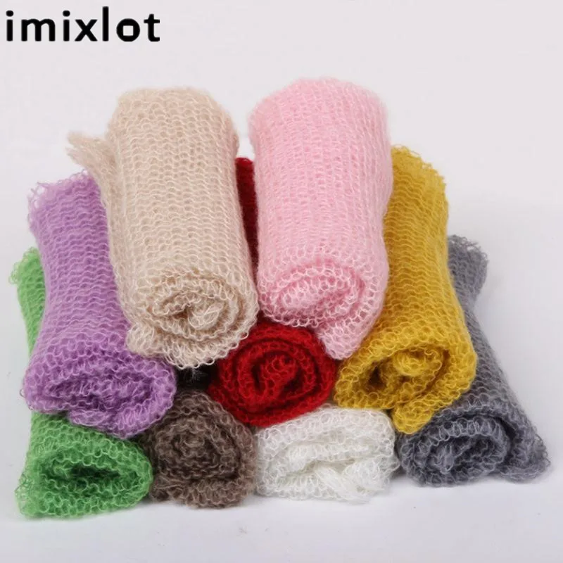 Imixlot/растягивающееся одеяло для фотосъемки новорожденных мальчиков и девочек