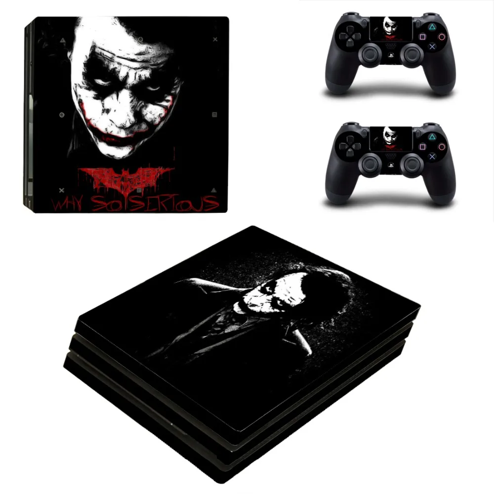 Наклейка на кожу DC Joker и Batman PS4 Pro Виниловая наклейка для консоли Sony Playstation 4 2