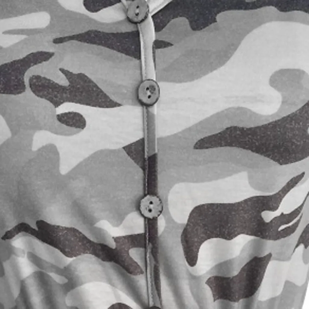 Женские летние модные камуфляжные свободные штаны комбинезон со шнуровкой в