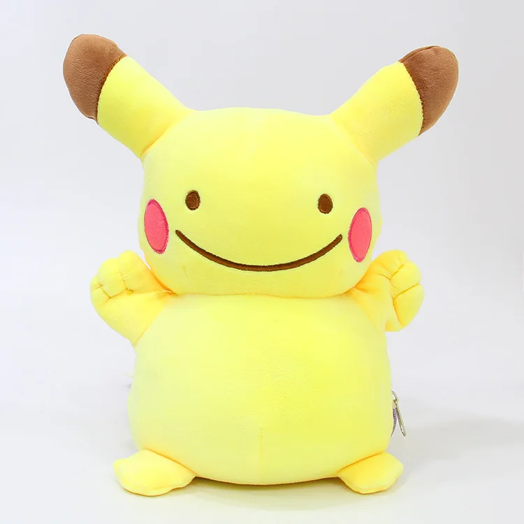 Японский аниме 25 см Ditto as Pikachu Charmander Bulbasaur Squirtle Snorlax Clefairy Poliwag Gengar Lapras мягкий милый