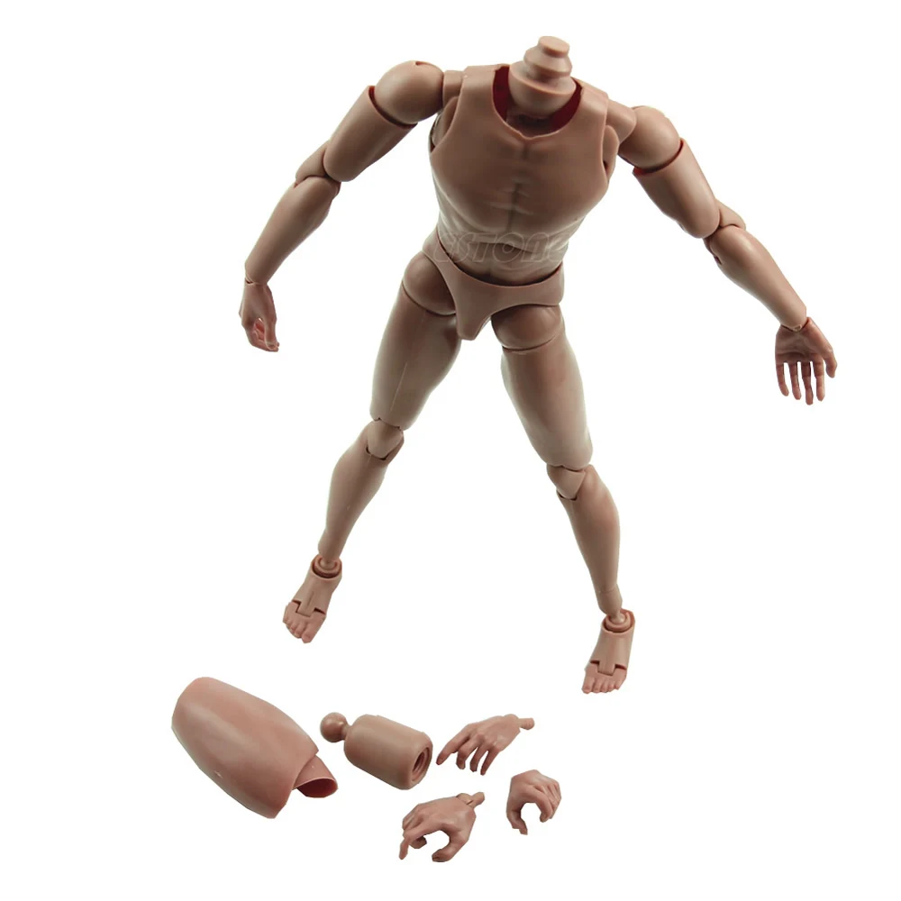 Узкое плечо 1:6 Масштаб фигурку обнаженная мужская тело подходят горячие игрушки
