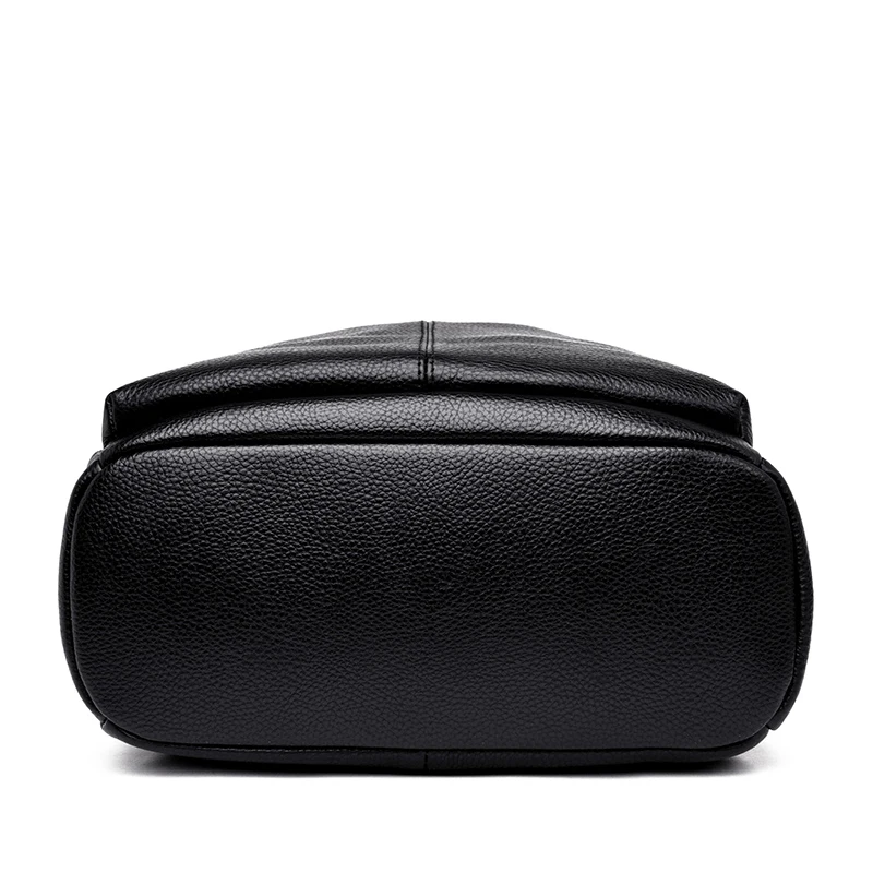 Женский рюкзак из 100% натуральной кожи вместительный для отдыха большие сумки