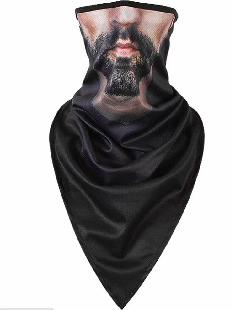 1 шт. шарф с защитой от УФ-лучей для езды на велосипеде спорта льда тканевые шарфы