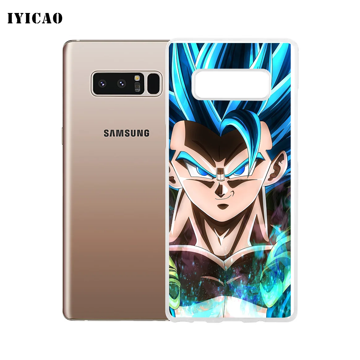 Мягкий силиконовый чехол IYICAO Gogeta Dragon Ball для телефона samsung A5 A6 Plus A7 A8 A9 J3 J5 J7 Note 8 9