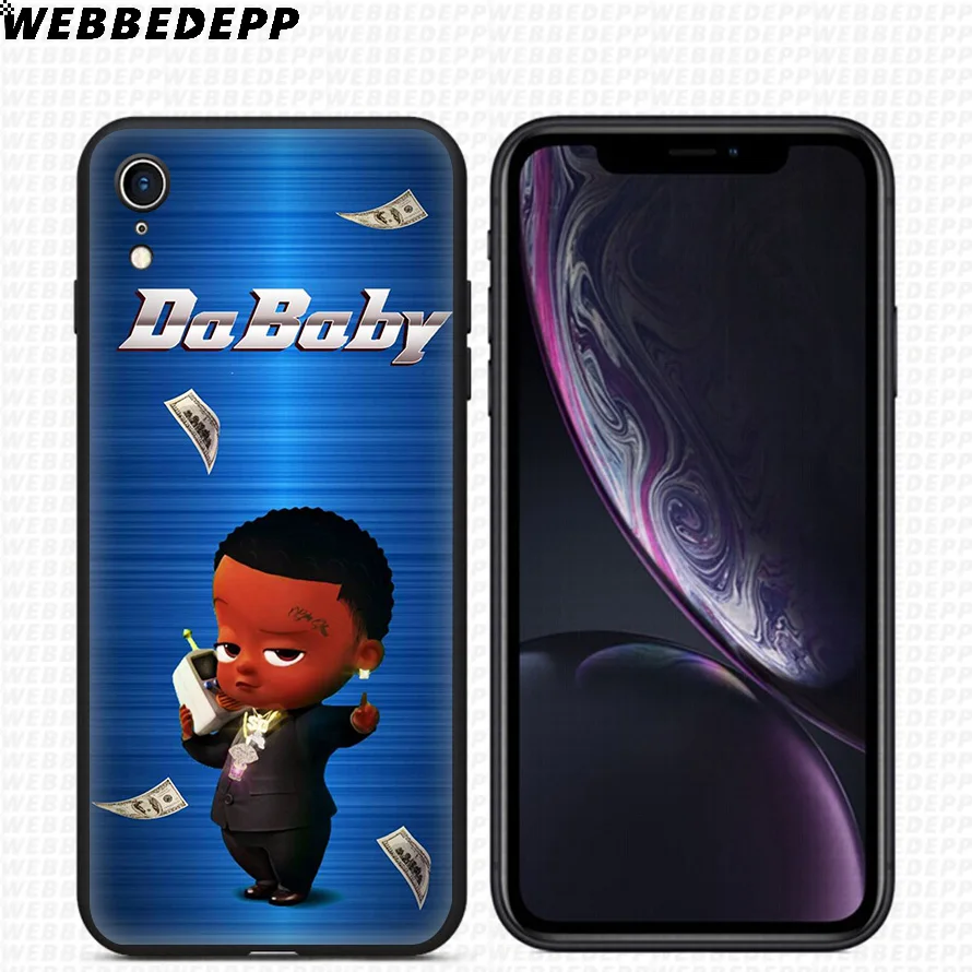 Мягкий силиконовый чехол WEBBEDEPP DaBaby для iPhone 11 Pro Xr Xs Max X или 10 8 7 6 6S Plus 5 SE |