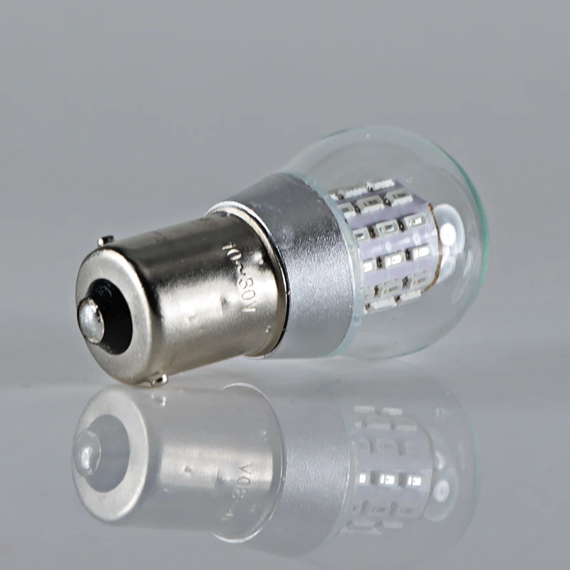 

1pcs P21W 1156 BA15S 1157 BAY15D canbus 3W 12V 24v P21W5W super red Led Turn Brake Light Tail Lamp Auto Rear Reverse Bulb
