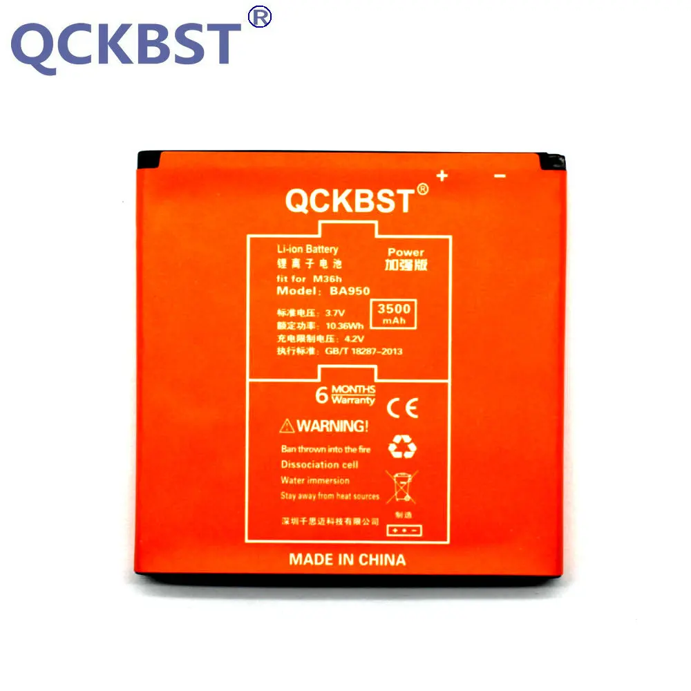 Новый аккумулятор BA950 3500 мАч для Sony Xperia ZR SO-04E M36h C5502 C5503 AB-0300 аккумуляторы телефона |