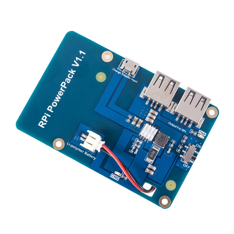 Raspberry Pi 3 Model B + plus модуль питания с 2 выходами USB плата расширения литиевого