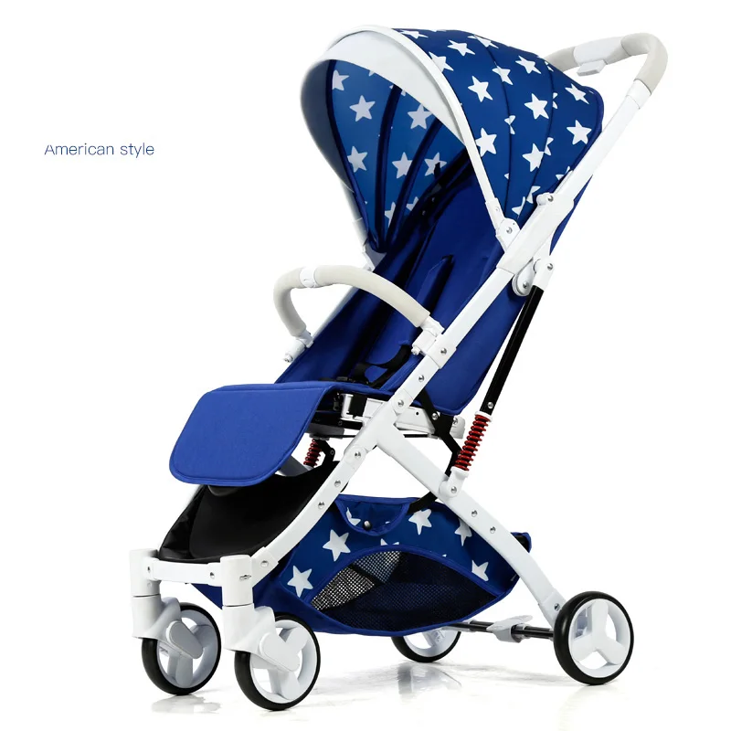 american blue 5,8 Кг, светильник для детской коляски, легкий портативный светильник для путешествий, детская коляска с зонтиком - Цвет: american blue