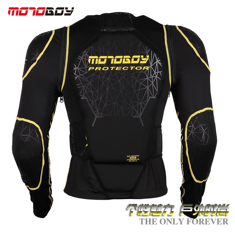 Новый MOTOBOY съемный рукав и Талия протектор мотоцикл броня тела мотокросса CE