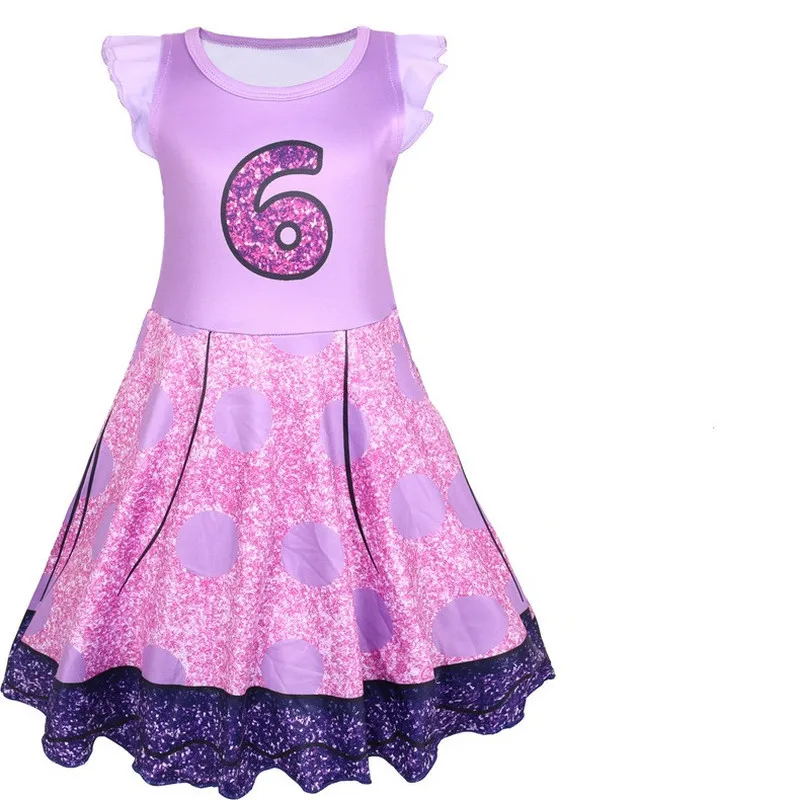Girls surprise Birthday Party Dress Kids Clothes Brand Baby Girl doll Character Princess Halloween performance costume | Детская одежда