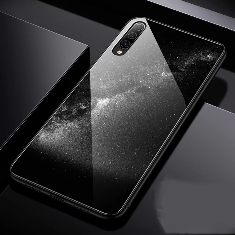 For Huawei P30 Pro P30Pro pro Tempered Glass Coque Back Case Sliding Cover Mirror Soft TPU Silicone Anti- fall Thin Shell |
