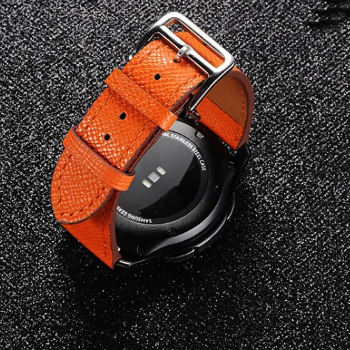Ремешок для часов Samsung Galaxy кожаный ремешок Gear S3 с быстрой съемкой 22 мм 46 мм|watch band
