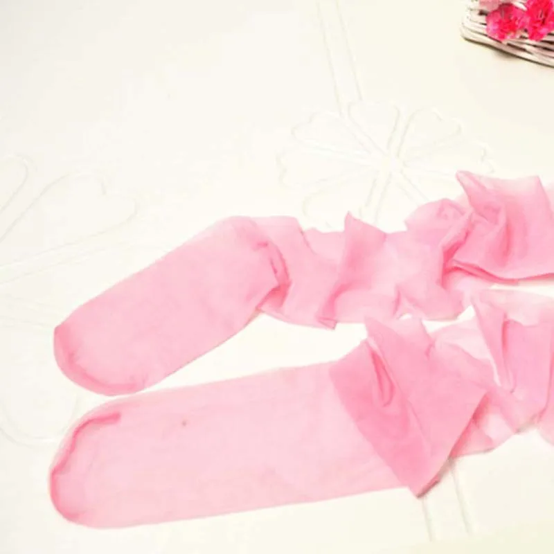 Pink Женское блестящее нижнее белье из блестящей ткани с открытой промежностью колготки с высокой талией колготки чулки - Цвет: Pink