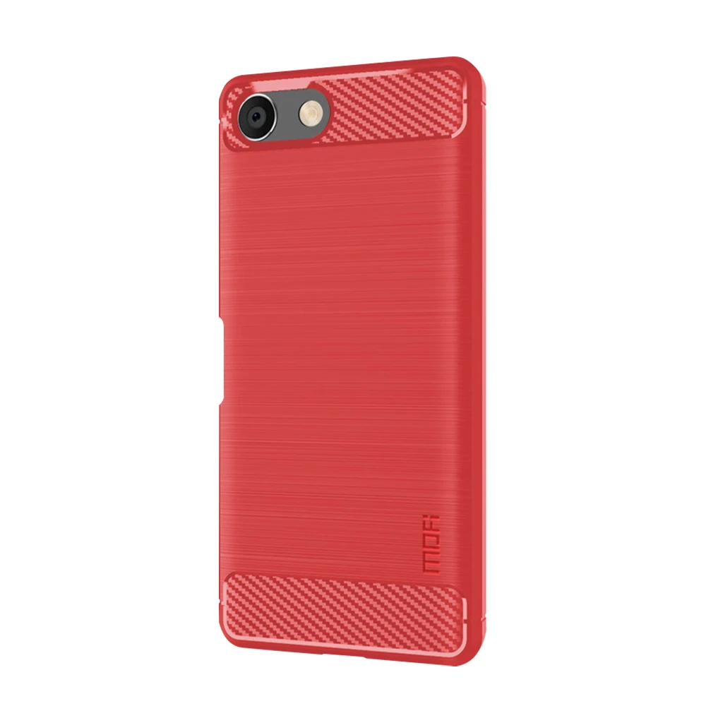 MOFi For Sony Xperia XZ4 Compact Case Shockproof Carbon Fiber Soft TPU Anti-Knock Cover Cases Mini Capa Coque |