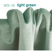 15 light green ESSIE HOME 280 см хлопок, бархат, велюровая ткань, плюшевая ткань, скатерть, обивка, ткань для штор, нежный пастельный цвет - Цвет: 15 light green