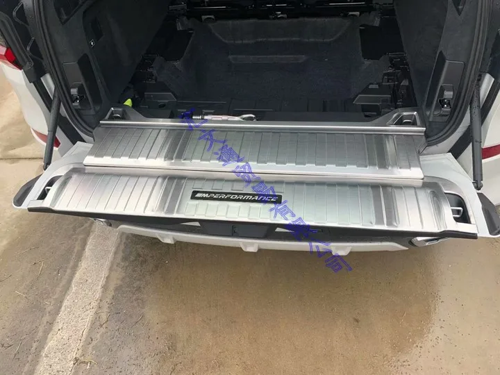 Для BMW X5 G05 2019 2020 2021 Нержавеющая сталь задняя защитная накладка на багажник порога