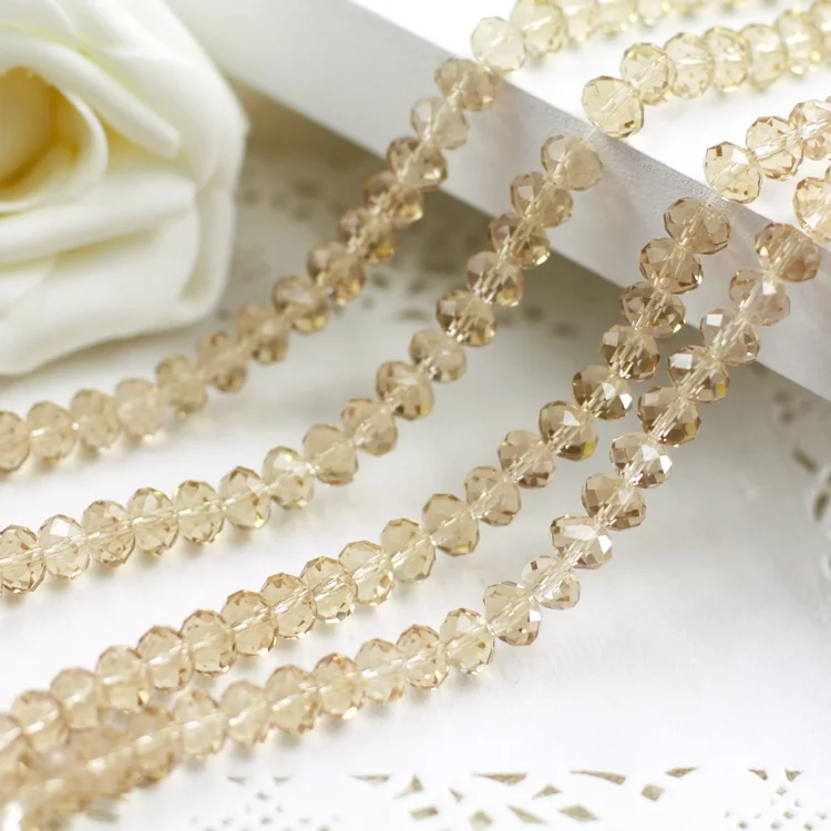 5040 AAA высокое качество кристально чистый AB Цвет свободный кристалл стекло Rondelle beads. 2 мм 3 мм 4 мм, 6 мм, 8 мм 10 мм, 12 мм - Цвет: Silver Shadow