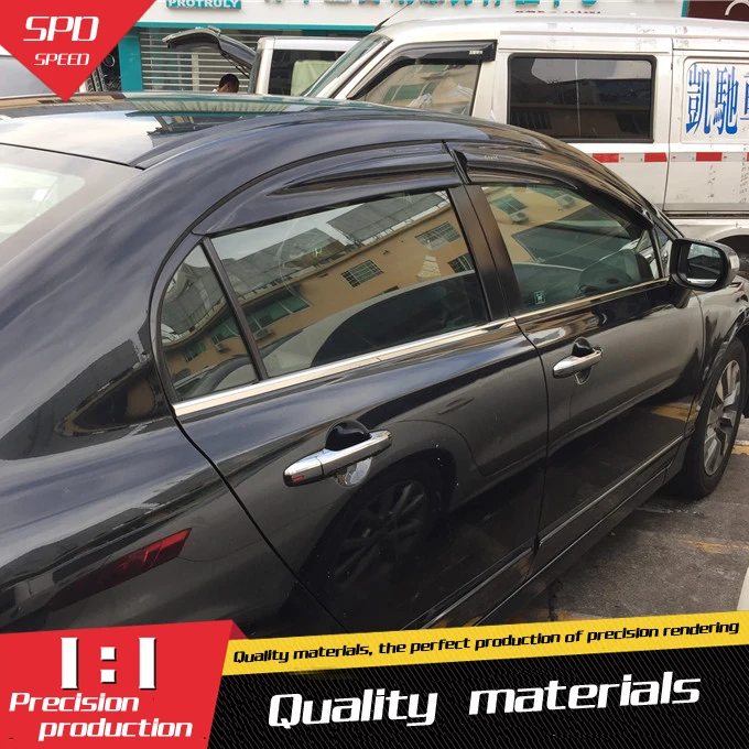 Пластиковый козырек для окна Civic вентиляционные оттенки защита от солнца и дождя