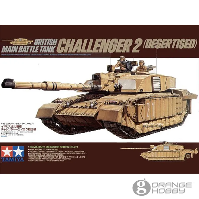 Военный танк tiiya 35274 1/35 основной Challenger 2 AFV модель строительные комплекты|model building