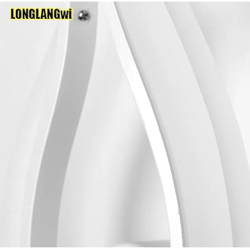 Современные светодиодсветодиодный акриловые настенные лампы для ванной комнаты