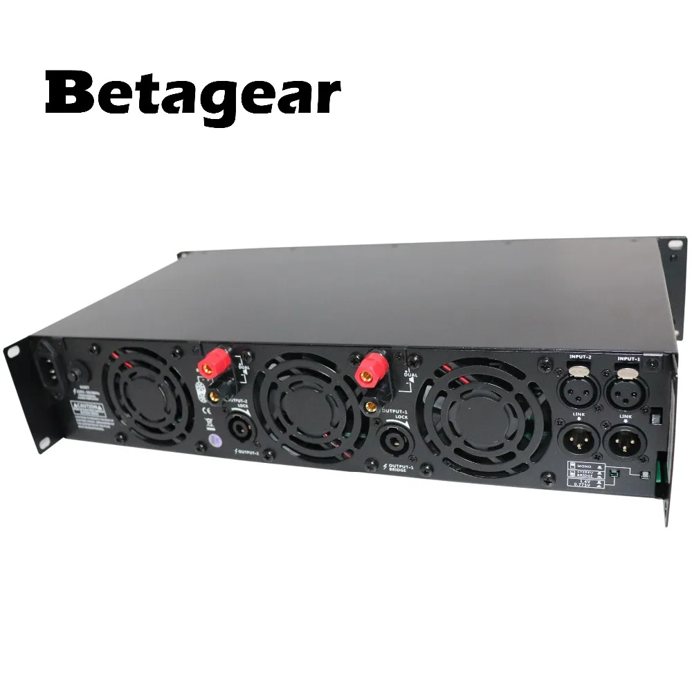 Усилитель мощности Betagear AMP1500 Pro 1500 Вт + усилитель 2300 * 2 Ом сабвуфера 4 звуковой