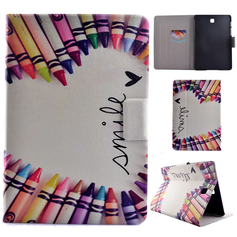 Модный кожаный чехол книжка с подставкой для Samsung Galaxy Tab S2 8 0 T710 T715|s2 screen|s2 coverss2 steel |