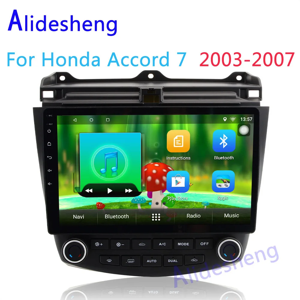 Android 7 1 DVD плеер автомобиля г 2 + 32 для Honda Accord 2003 2004 2007 2006 2005 стерео радио gps навигации