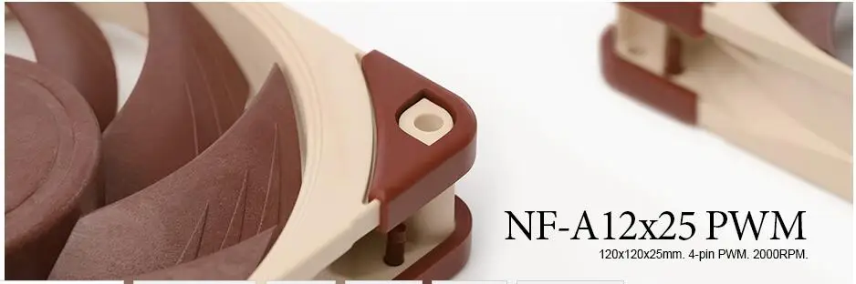 Noctua NF-A12x25 PWM 120x120x25 мм 4p pwm 2000 об/мин 12 см 120 мм PC чехол для компьютера Вентилятор охлаждения процессора кулер радиатор вентилятор