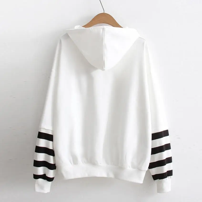 CHAMSGEND повседневные Для женщин толстовка Нью Йорк Письмо печати толстовки с