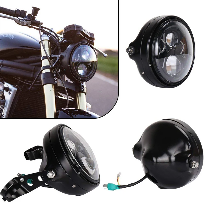 Аксессуары для мотоцикла с чехлом 7 дюймов + мотоциклетная фара Harley Davidson Yamaha Honda