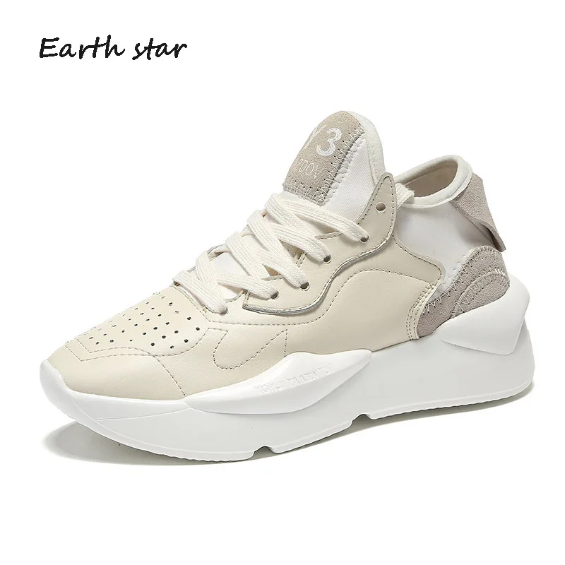 Обувь на платформе с принтом EARTH STAR Женские модные брендовые кроссовки в стиле