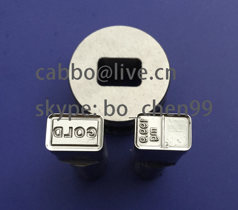 

Gold stamp mould / die set/punch for the single punch tablet press machine free shipping