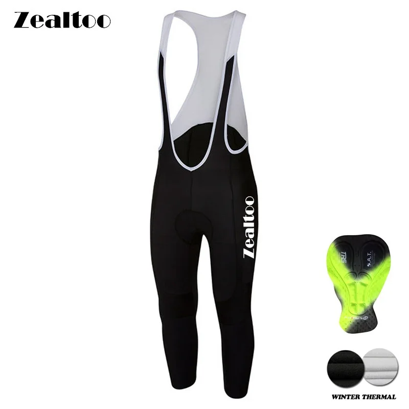 

Zealtoo winter fleece Ropa Ciclismo cycling Quick-dry long bib pants Breathable Cycling tights MTB Bicycle maillot bike clothing