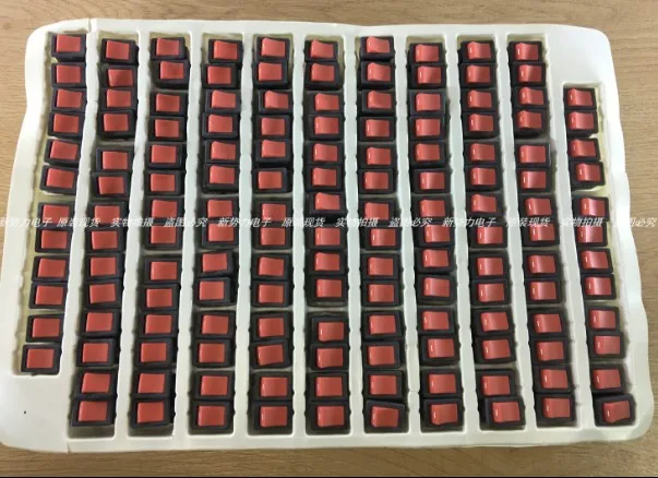 Японский двухступенчатый переключатель SMK JA36 клавишный 4 фута pin красная кнопка