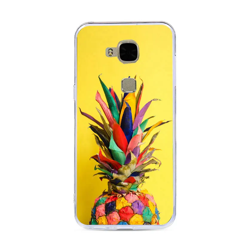 J&ampR Cute Animal Phone Case For Huawei G8 Cover Silicone Soft Maimang4 3D Relief Paint for GX8 D199 G7plus Cases |