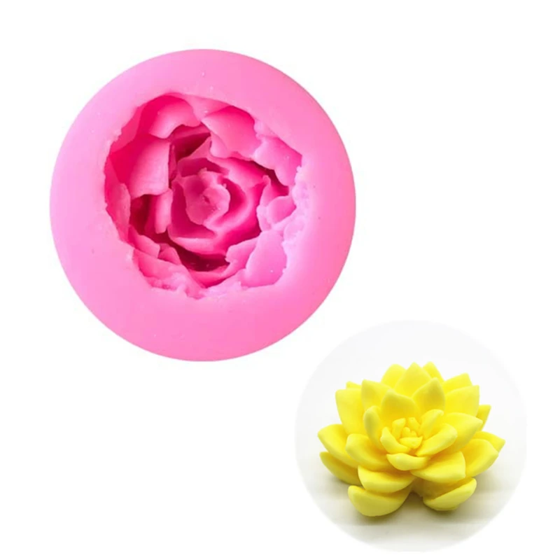 Силиконовые формы для шоколадных конфет суккуленты 3d муссы помадка тортов