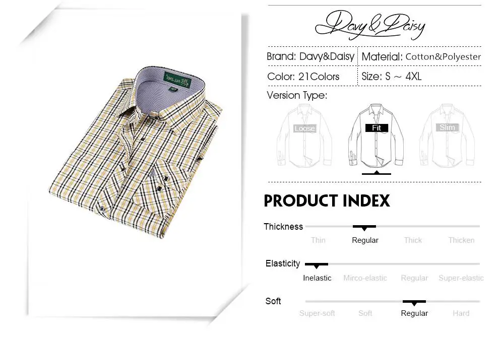 DAVYDAISY, Новое поступление, мужская рубашка с длинными рукавами, простая Клетчатая Мужская брендовая одежда, повседневная мужская рубашка, 20 цветов, sds132