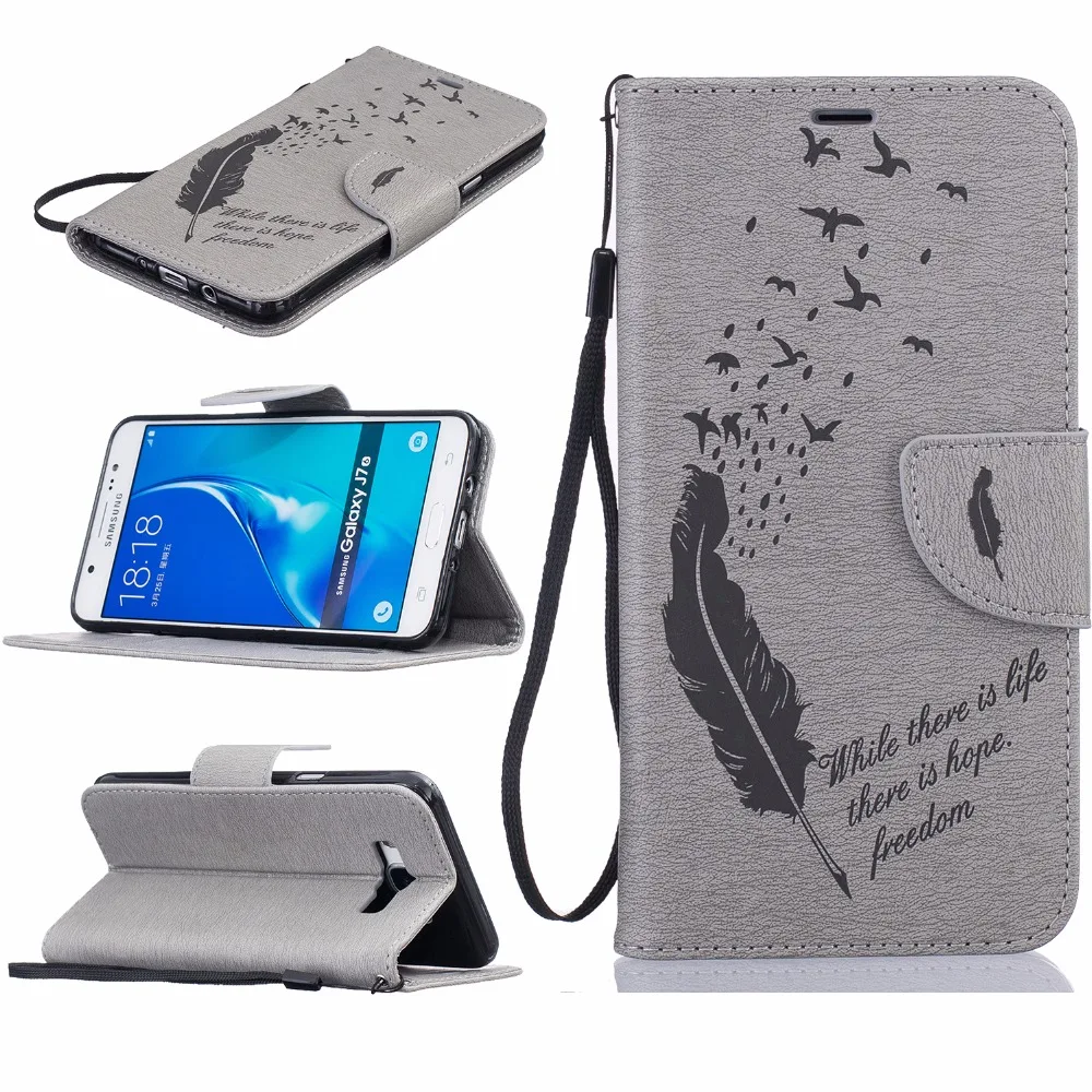 Coque для samsung Galaxy Grand Prime S7 S6 край S5 A3 A5 J1 J3 J5 J7 2016 чехол кожаный бумажник телефон сумка