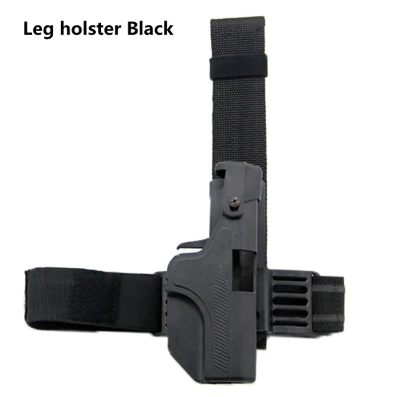 Leg Black Тактический Quick Release правую руку автоматическая загрузка быстро загружается кобура автоматические кобура для Glock кобура - Цвет: Leg Black