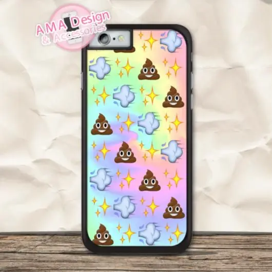 Много Emoji какашки на Tie Dye чехол Чехол для iPhone X Xs Max Xr 8 7 6 6s плюс 5 5S SE 5c 4 4S iPod touch |