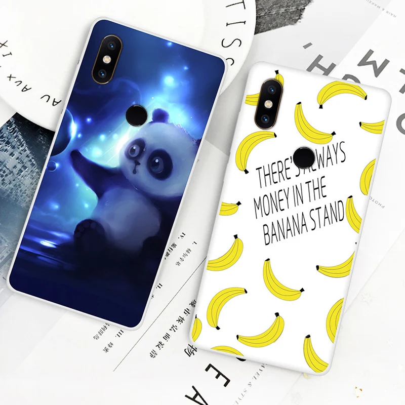 Для Xiaomi redmi 6 pro Чехол redmi6pro задняя крышка мультяшный Мягкий защитный чехол для