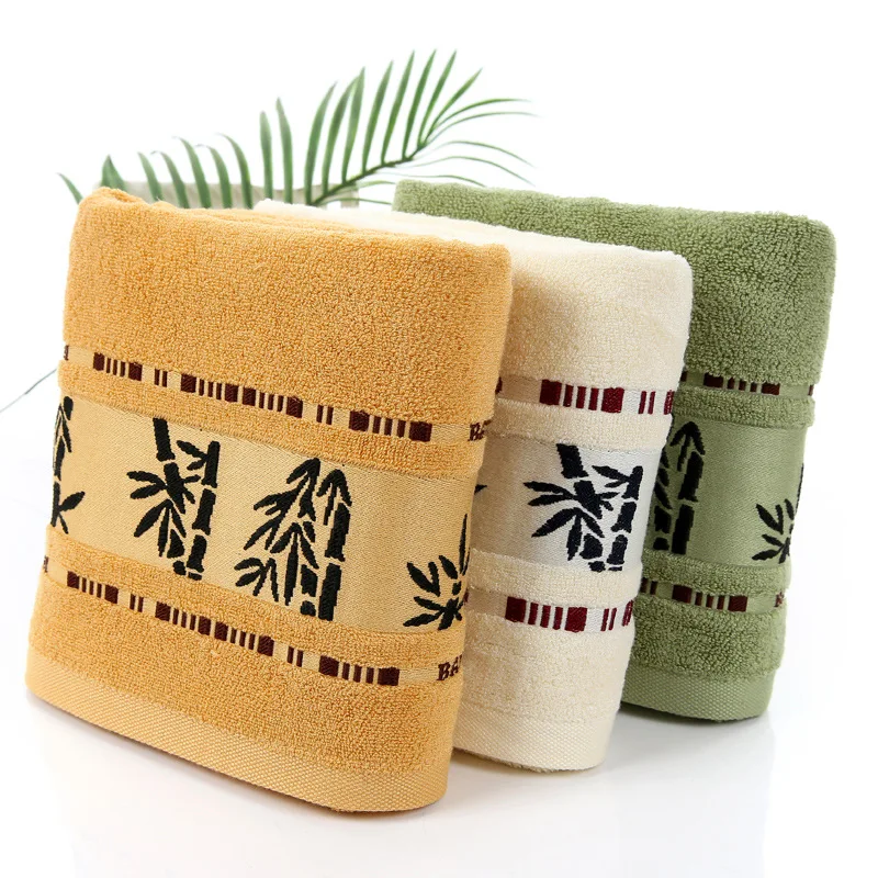 

2pcs/set 34*74cm Bamboo Fiber Hand Face Towel Brand toalhas Soft Washcloth Towels Bathroom strandlaken Mifala handdoeken free