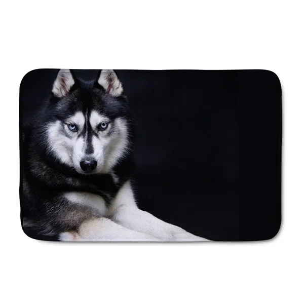 w1662CN HUGSIDEA милый 3D игрушечная Лайка печати коврики для Декор для дома гостиной/спальни пол коврик мода Добро пожаловать Вход домашний коврик - Цвет: w1662CN