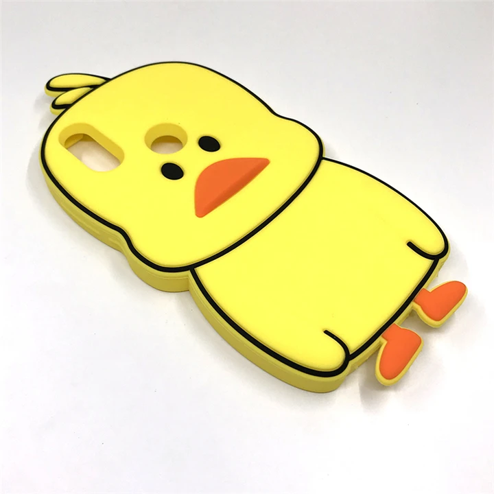 Милый силиконовый чехол для Xiao mi Red mi Note 7 Pro 5 S2 чехол Милая задняя крышка для телефона с желтой уткой для Xiaomi mi 8 Lite mi A2 6X Coque