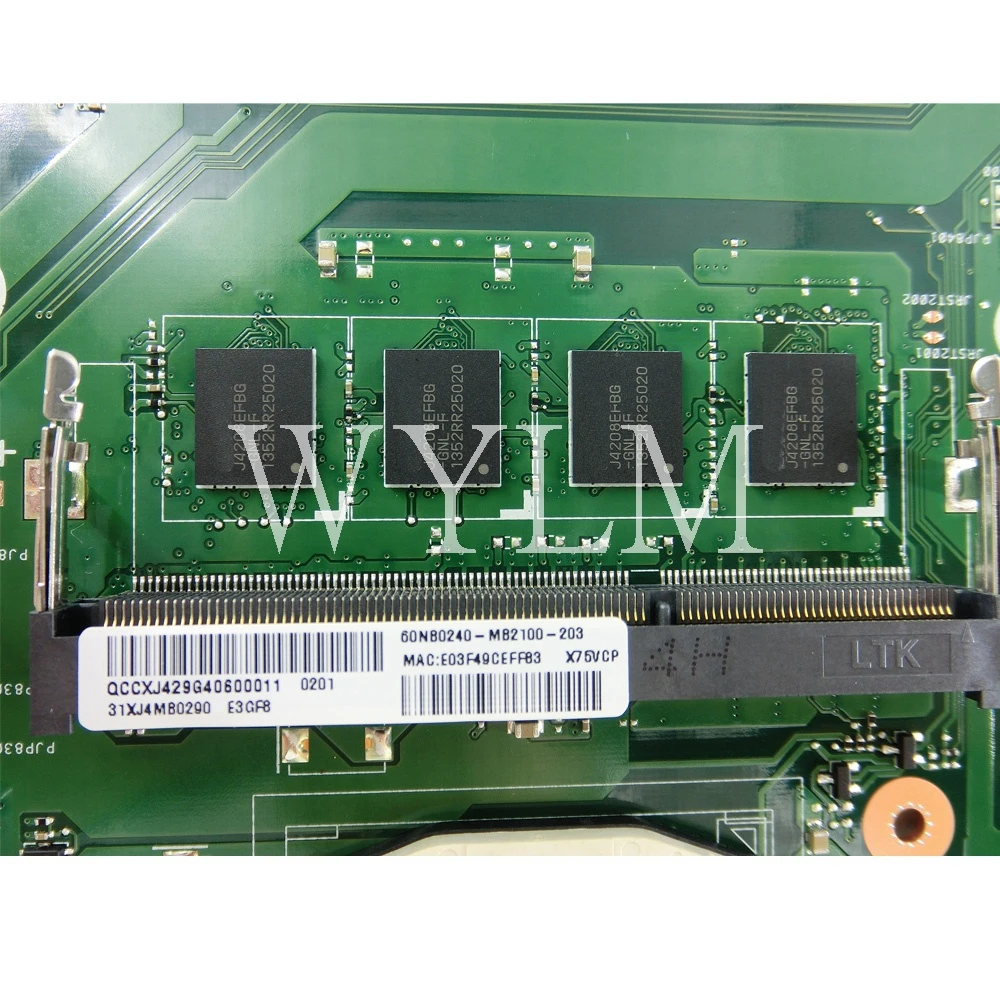 X75VC с 4 Гб Оперативная память GT720M/2G HM70 плата для ASUS X75V X75VB X75VD X75VCP R704V Материнская