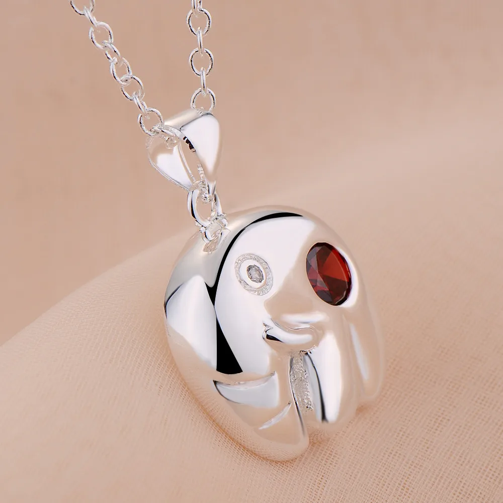 Посеребренное ожерелье Серебряный кулон ювелирные изделия/KYPFISOB PXPBRXPE | Украшения