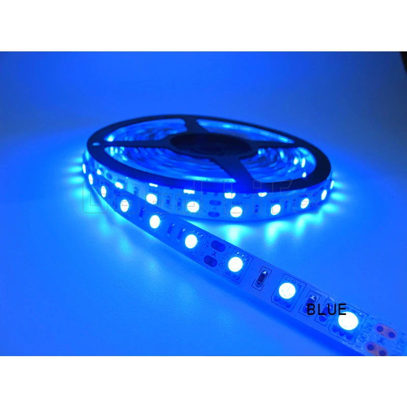 New LED Strip light CREE smd5050 DC12V 5M 60led/M flexible bar high brightness Non-waterproof indoor home decoration CE UL | Освещение