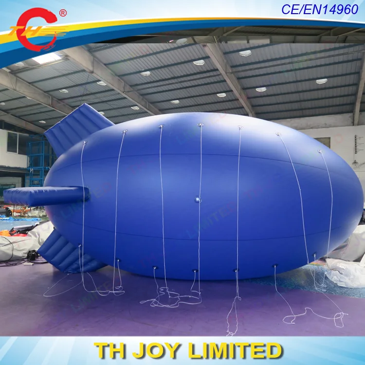 Гигантский надувной дирижабль Zeppelin 5 м/6 м/8 м для рекламной акции гелиевый климп |